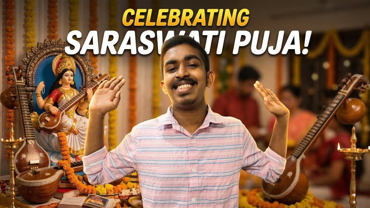 Finally today is Saraswati Puja!🫣