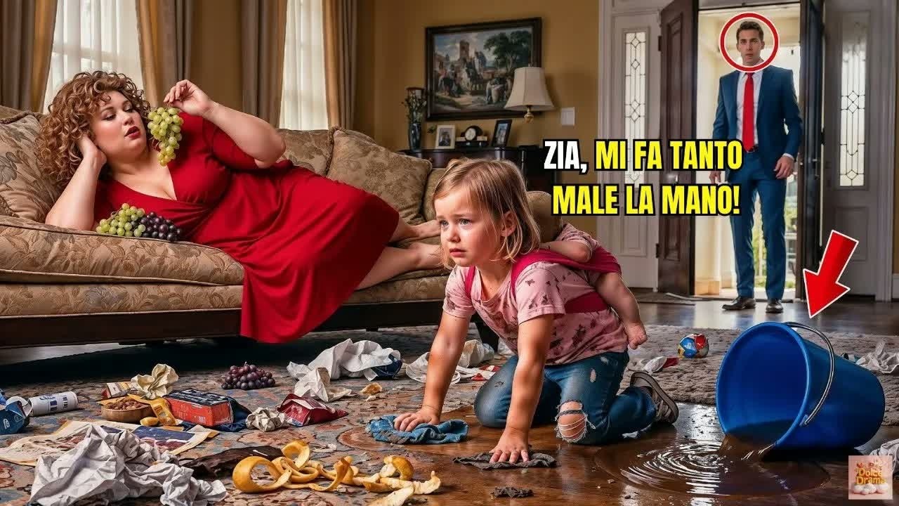 Bimba piangeva e pregava mentre la zia la forzava a lavori non stop  Finché un milionario tornò