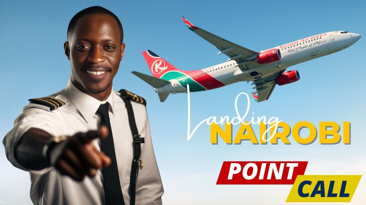 BOEING 737 LANDING Nairobi Airport RWY 06 | Cockpit View | Point and Call | ATC