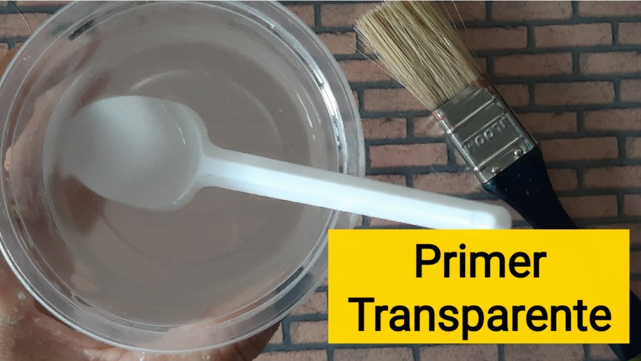 Primer Transparente Caseiro 2 em 1
