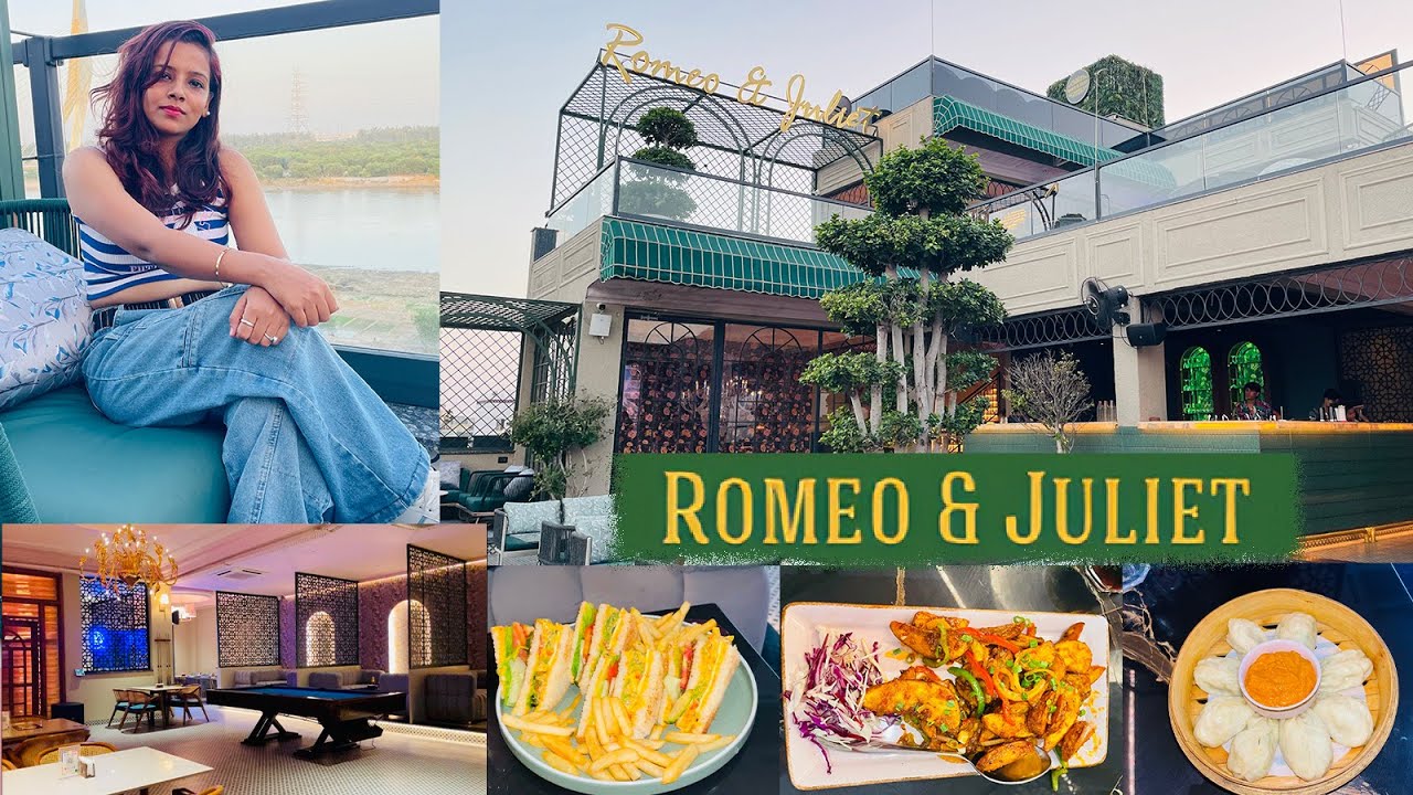 Biggest Rooftop Cafe in Delhi| Most Affordable Cafe in Delhi | Romeo Juliet Cafe Majnu ka Tila