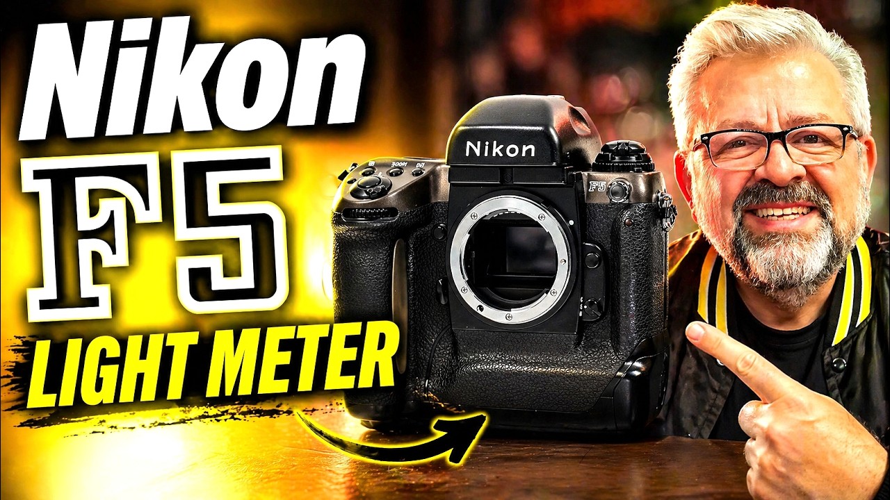 Nikon F5 35mm Film Camera Matrix vs Spot meter Shout Out to Robert Lonergan NYC PHOTO CLASS 40