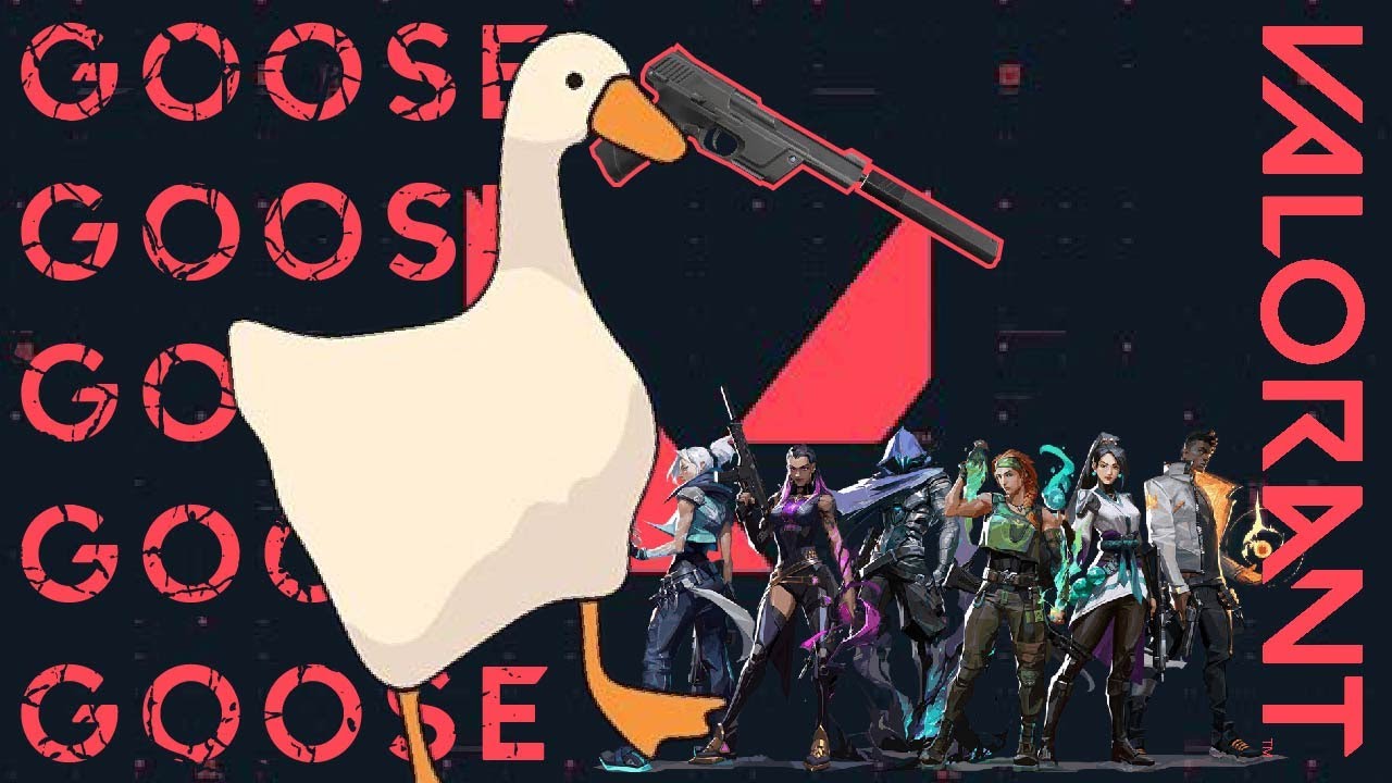 Valorant ranked but I'm being assaulted by a goose