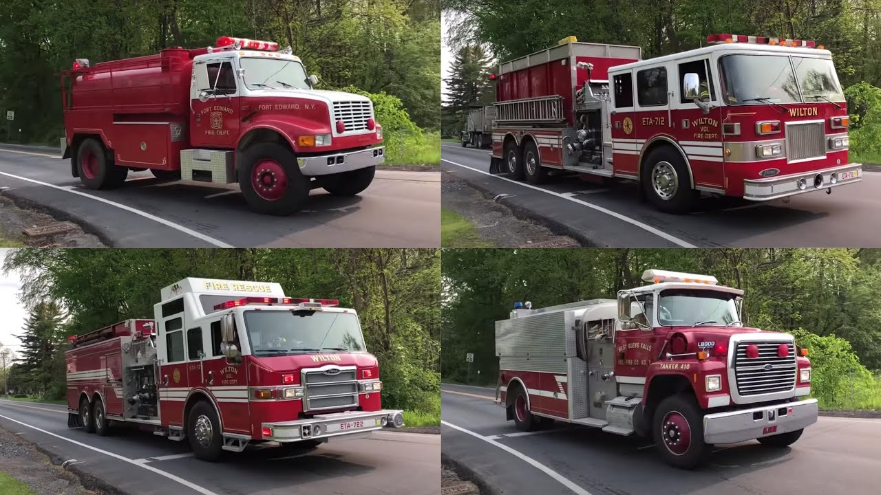 Multiple Departments Responding, South Glens Falls Fire, Working Structure Fire, 5-31-19
