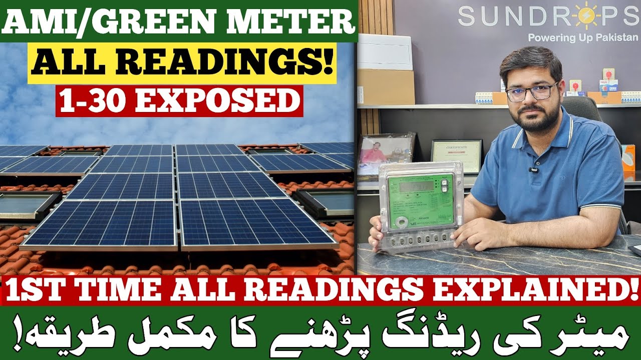 💡Decoding solar Ami/Green Meter ALL 30 readings! Import units | Export Units & More