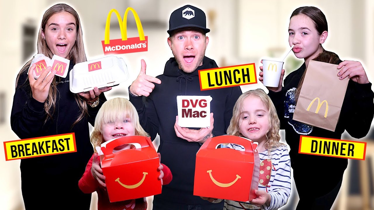 We RECREATED the ENTIRE McDONALDS MENU! *Breakfast Lunch & Dinner