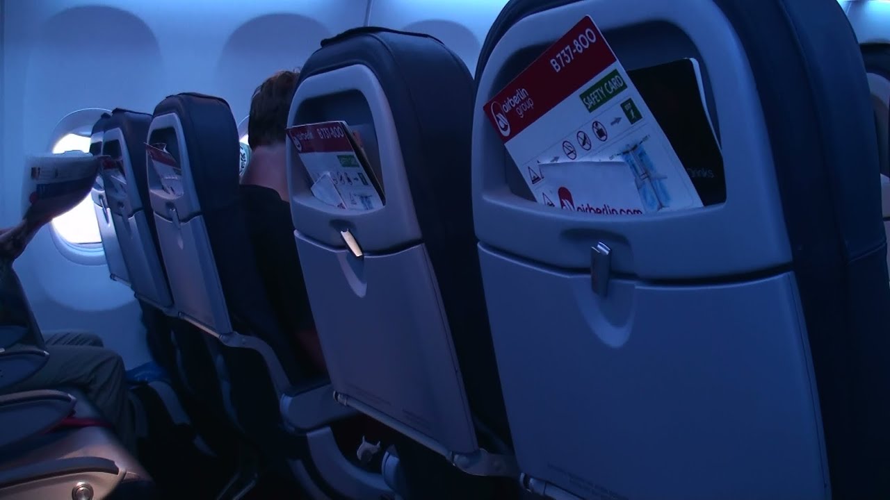 New Air Berlin Boeing 737-800 Airborne - Flight from Frankfurt to Berlin (full HD)