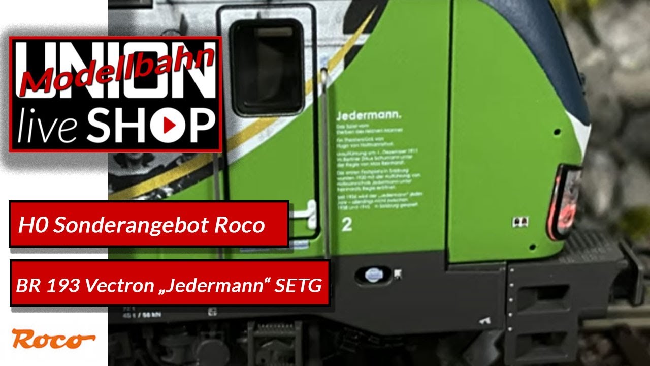 Roco Elektrolok Vectron BR 193 SETG mit Sound - Spur H0 1:87 - Sonderangebot -