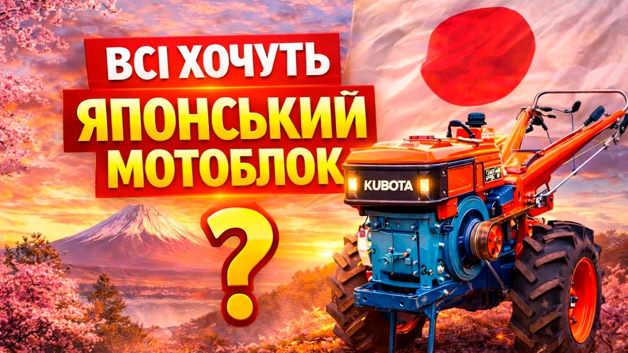 Чому всі хочуть японський мотоблок? Чи варто купувати у 2026 році