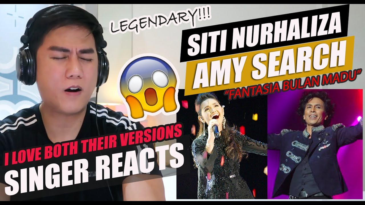 Siti Nurhaliza and Amy Search - FANTASIA BULAN MADU | SINGER REACTION