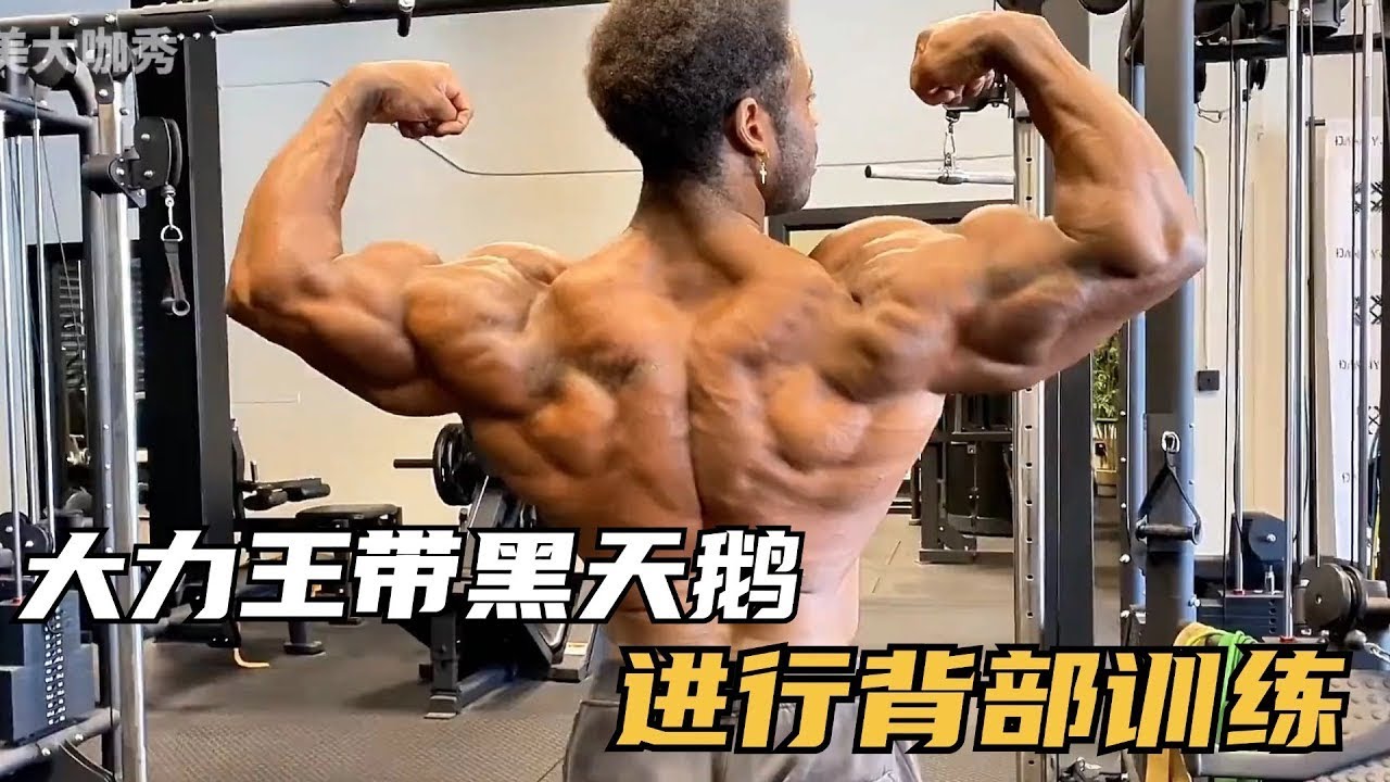 【合集】蚌埠住的大力王带黑天鹅的背部训练，鬼背一开，全场沸腾！