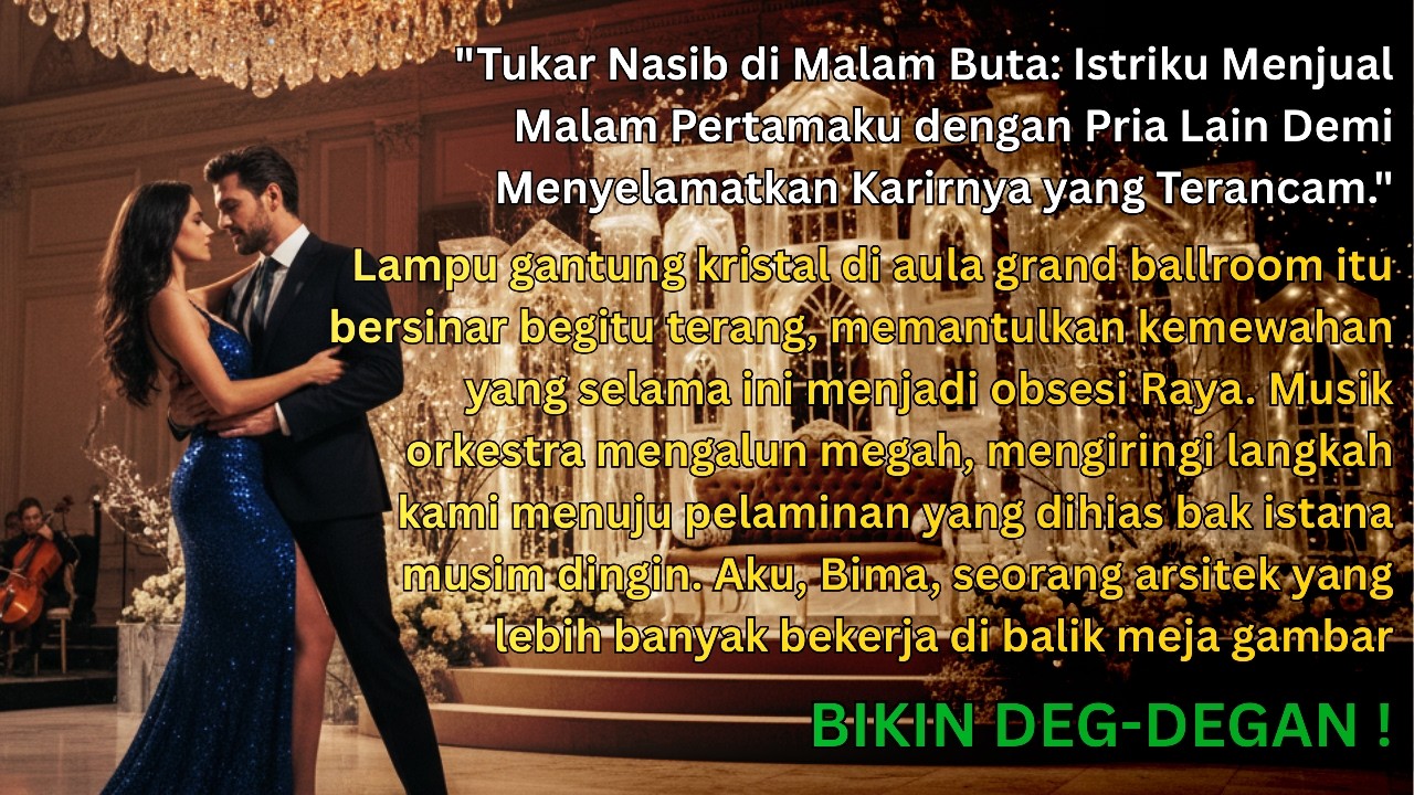 TUKAR NASIB DI MALAM BUTA ISTRIKU MENJUAL MALAM PERTAMAKU DENGAN PRIA LAIN
