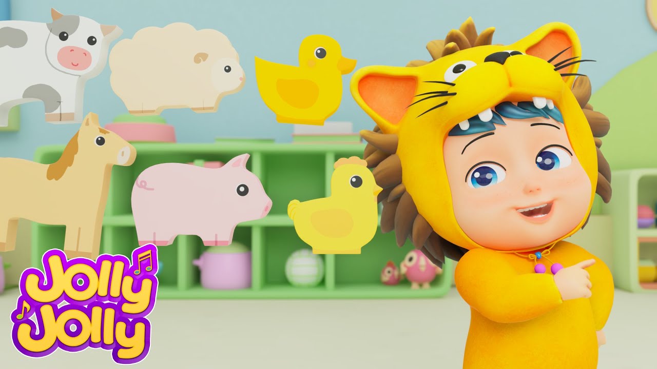 У старого Макдональда была ферма – время развлечений | Jolly Jolly — учись и играй