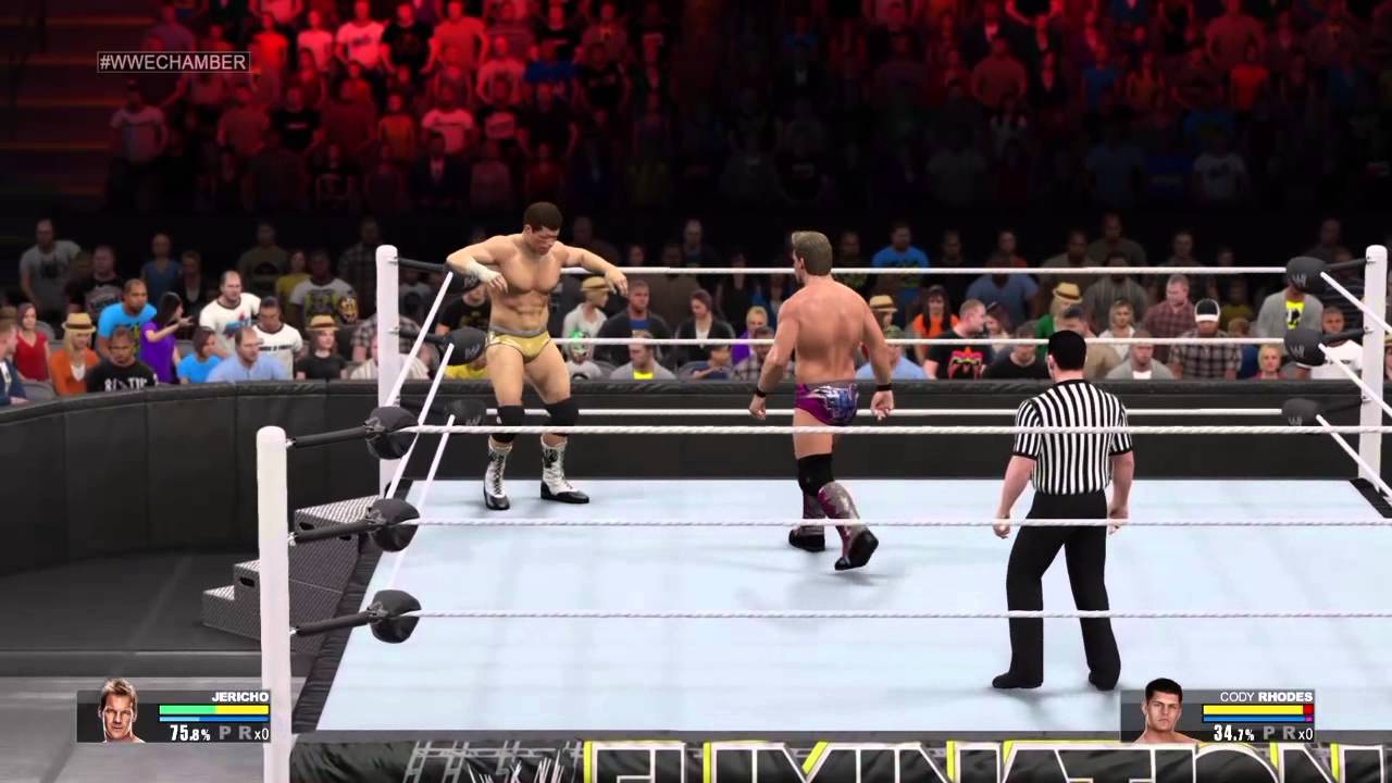 WWE 2K15 CHRIS Jericho VS Cody Rhodes WWE Championship Match PS4