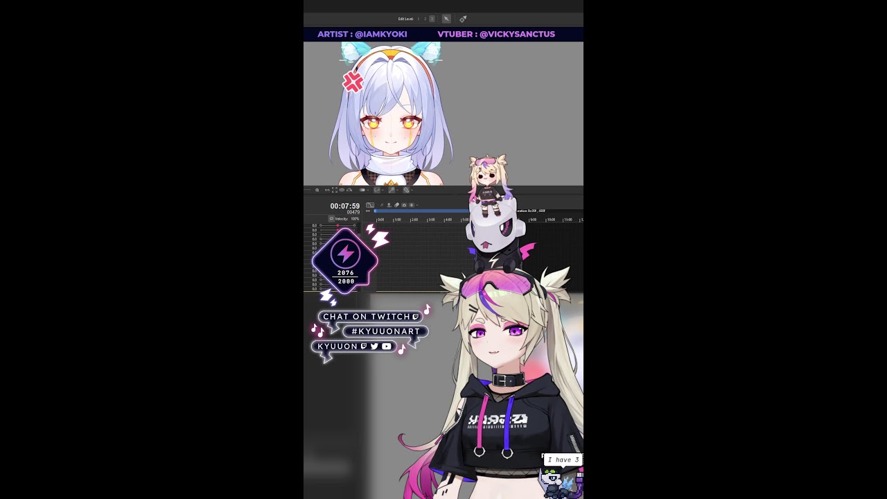 Making a Vtuber Model! Yapping Time #shorts