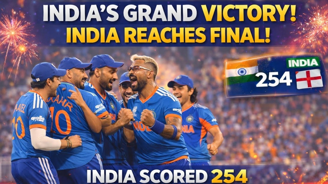 India की धमाकेदार जीत! England को हराकर Final में Team India 🇮🇳🔥 | #Live Reaction #cricmyro