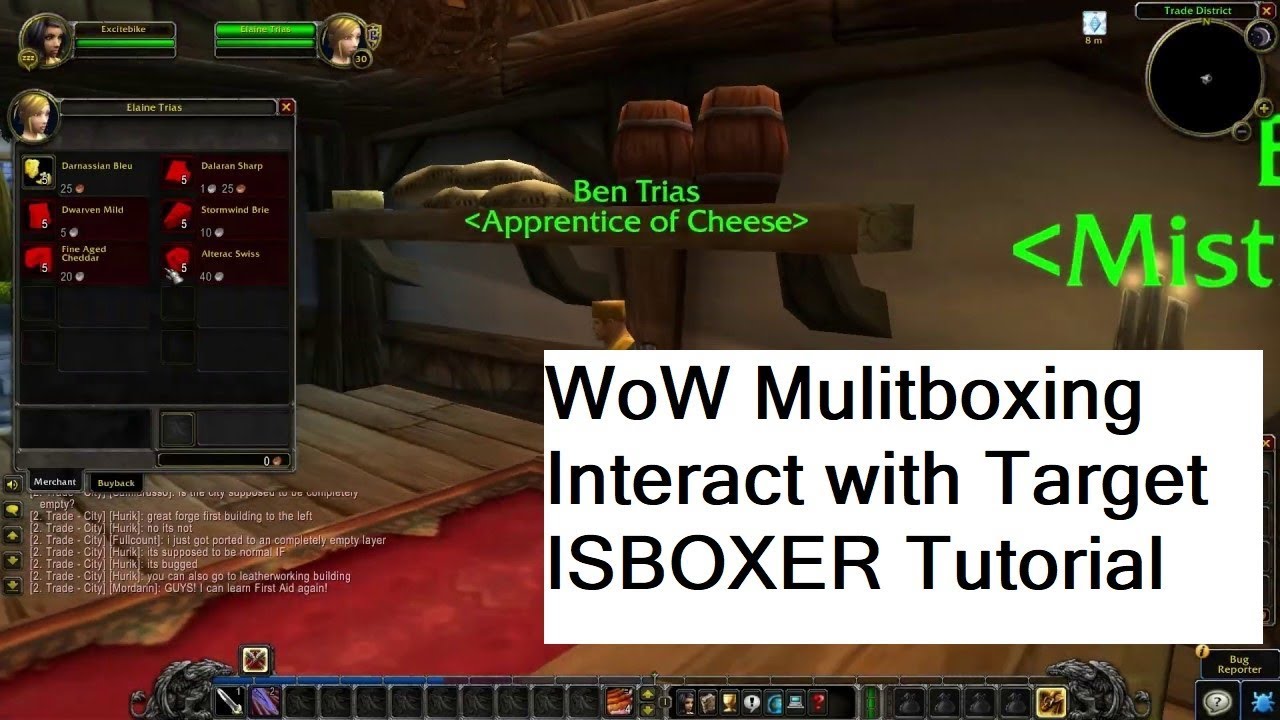 WoW Interact with Target Multiboxing Tutorial