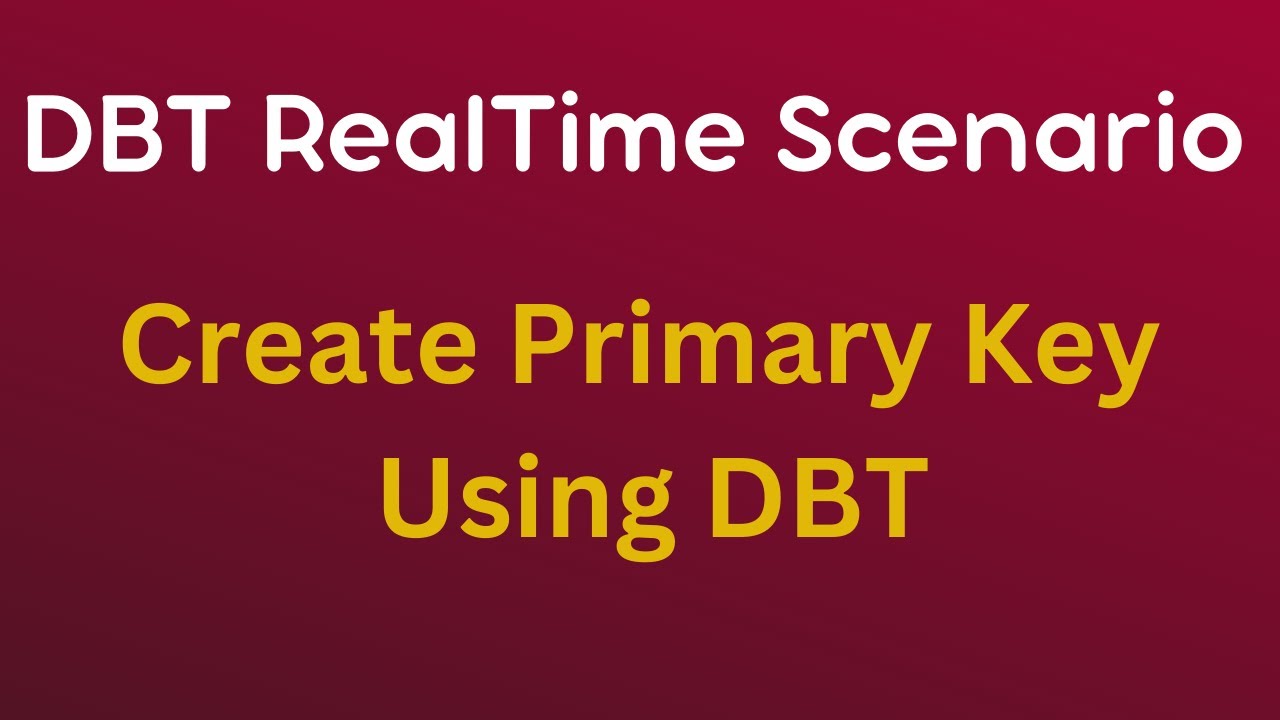 Макросы DBT | Пример использования макросов DBT | Как создать первичный ключ в DBT с помощью макр...