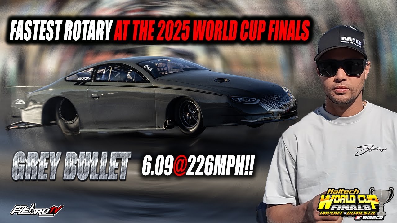 🔥 &ldquo;Grey Bullet Goes 6.09 @ 226 MPH &mdash; Fastest Rotary at the 2025 World Cup Finals!&rdquo;