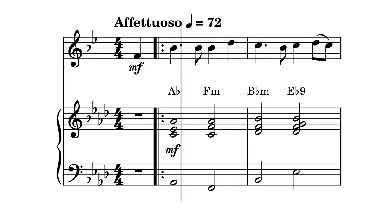 Auld Lang Syne - Bb CLARINET & PIANO Sheet Music