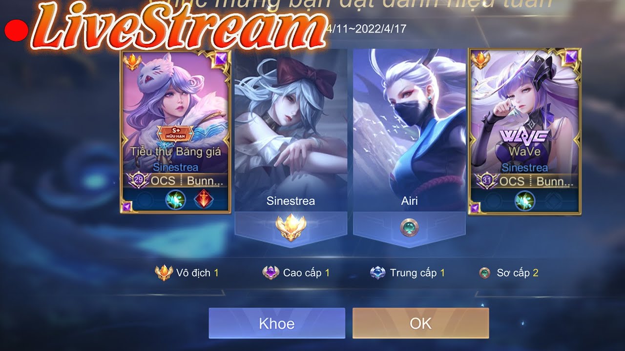 Top.1 Sinestrea LivestreamI LEO CHIẾN THẦN BẰNG SINESTREA