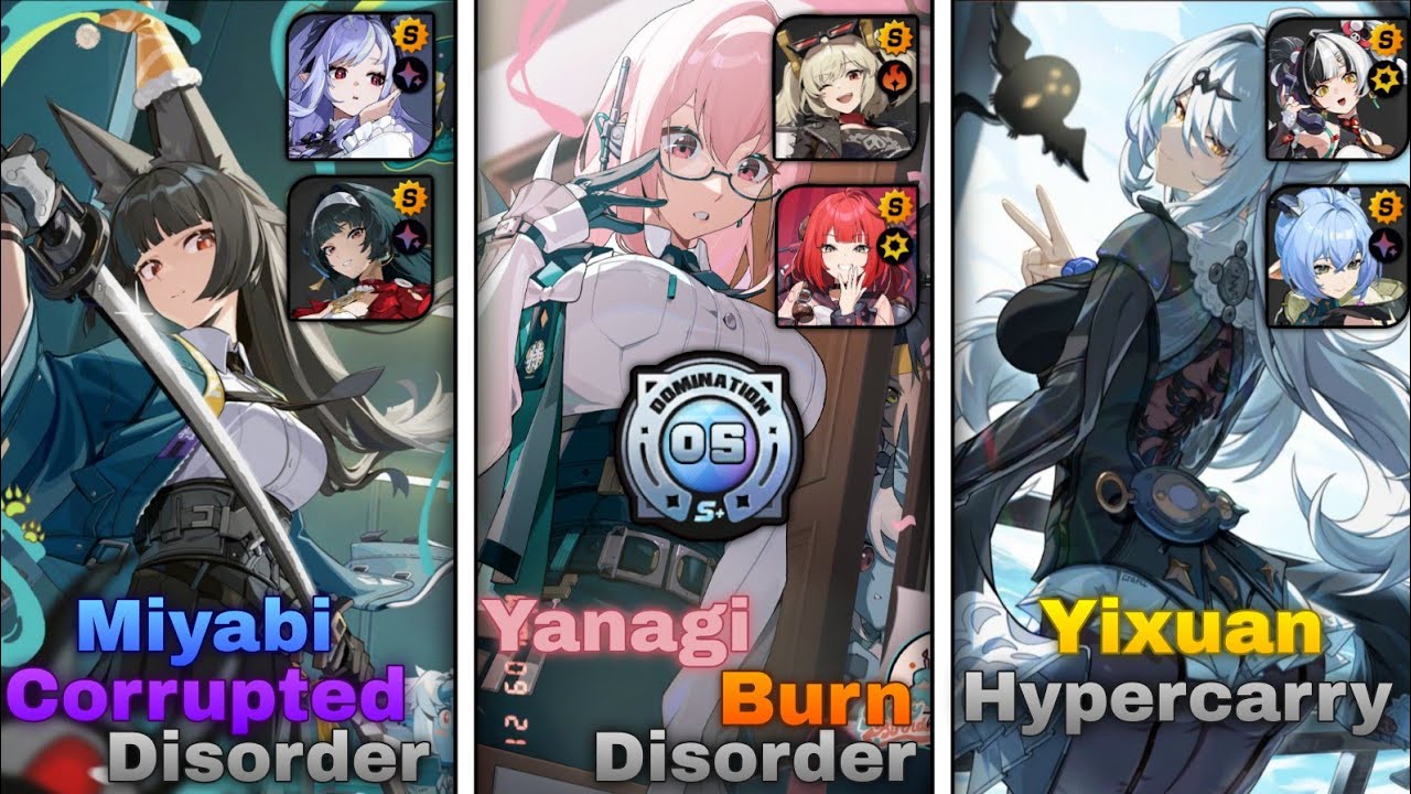 M0 Miyabi Disorder / M0 Yanagi Disorder / M0 Yixuan Hypercarry | Shiyu Defense 05 100k pts | ZZZ 2.5