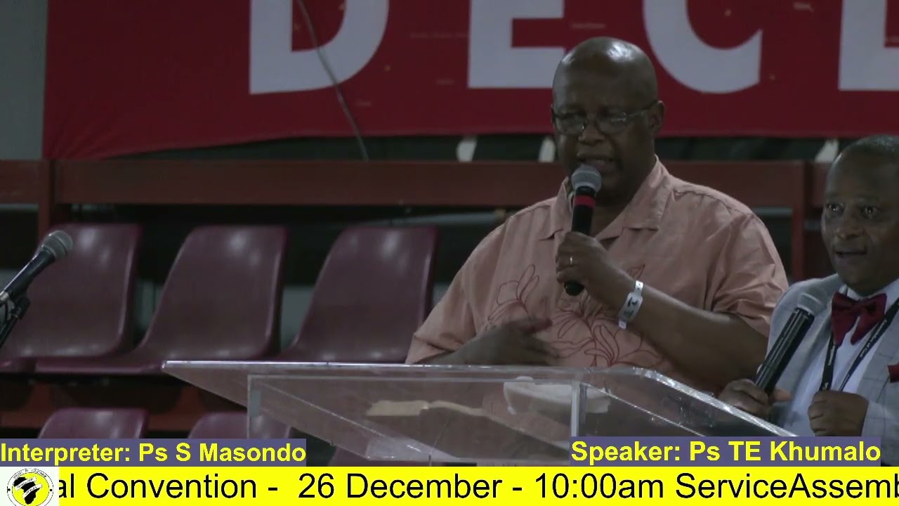 Pastor T.E Khumalo 26.12.2025  - 10am