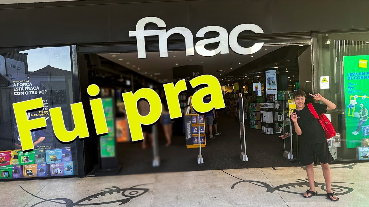 VISITEI A FNAC DE LISBOA, EM PORTUGAL!