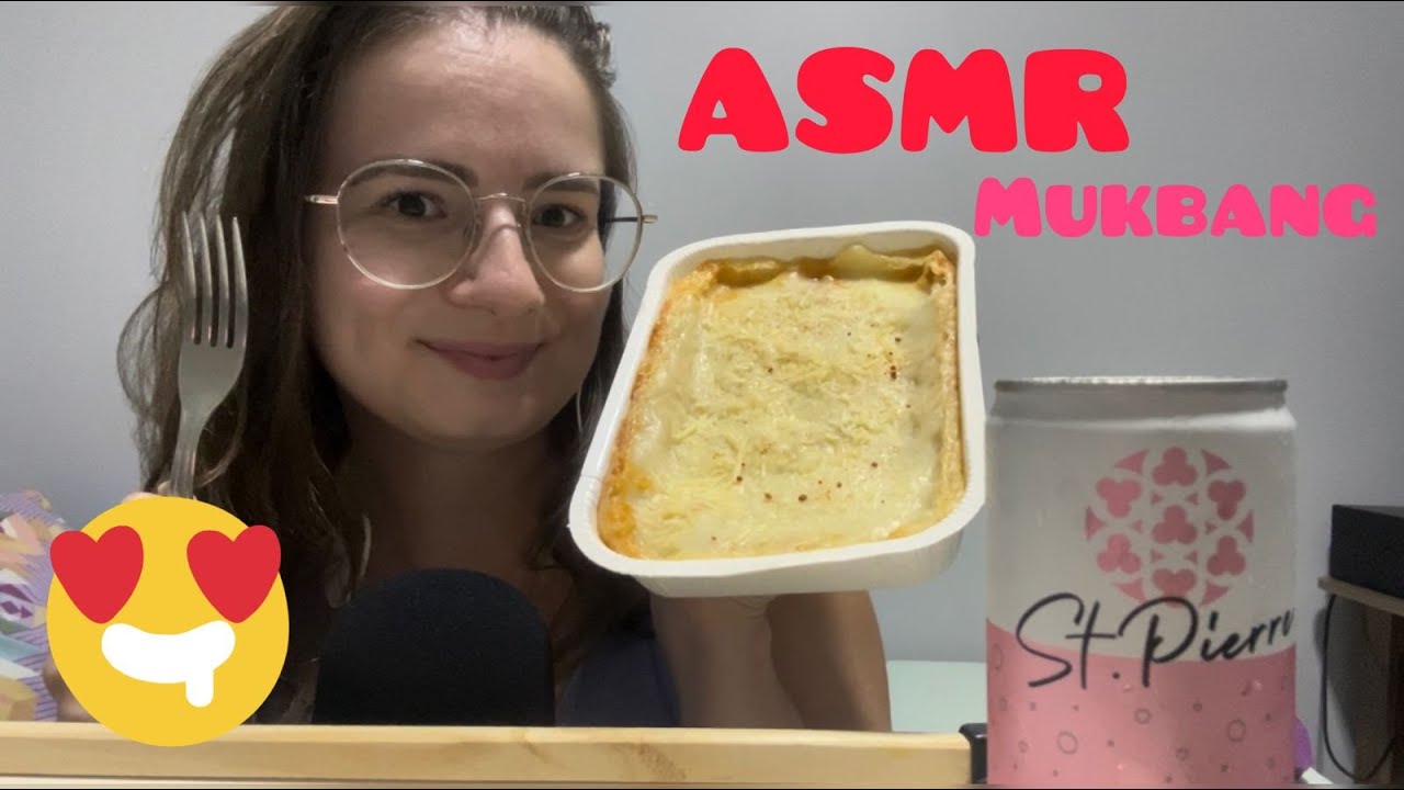ASMR MukBang comendo lasanha #mukbang