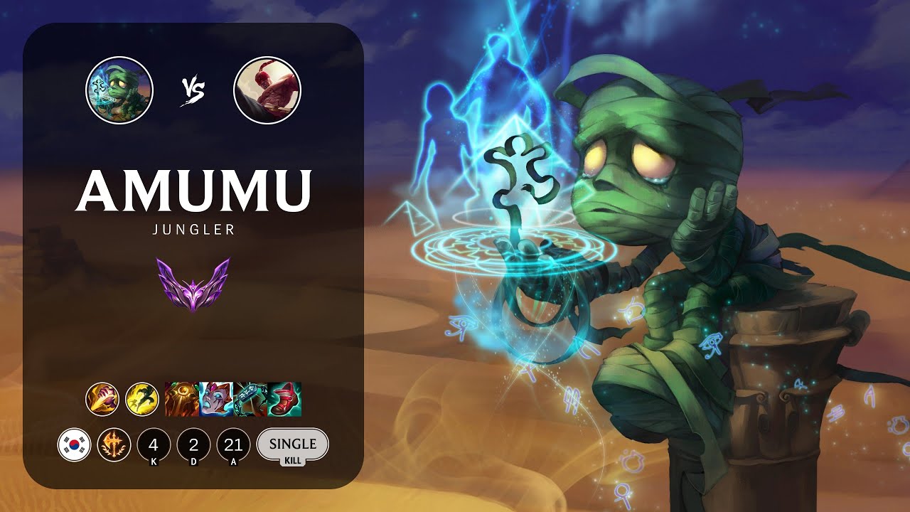 Amumu Jungle vs Lee Sin - KR Master Patch 14.3
