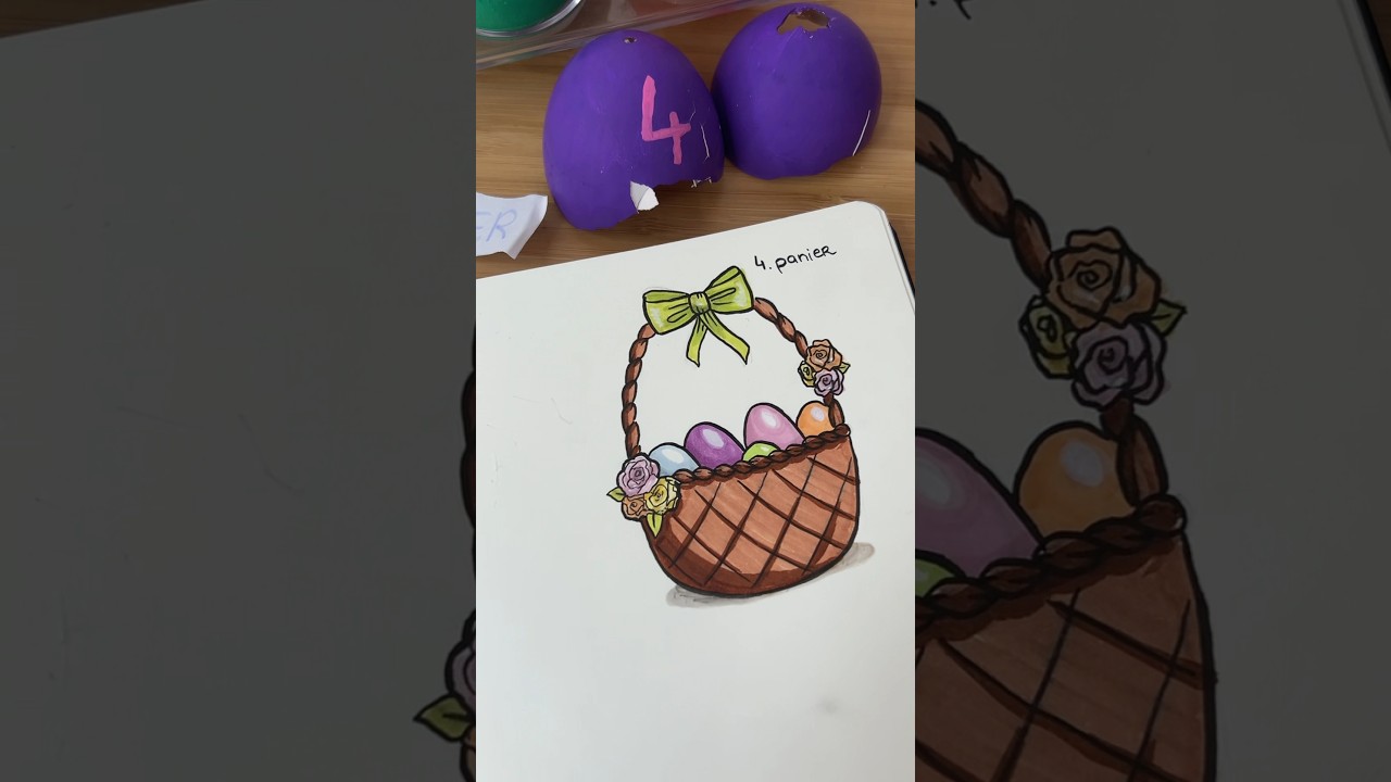 Tuto 4 de P&acirc;ques : un panier 🧺
