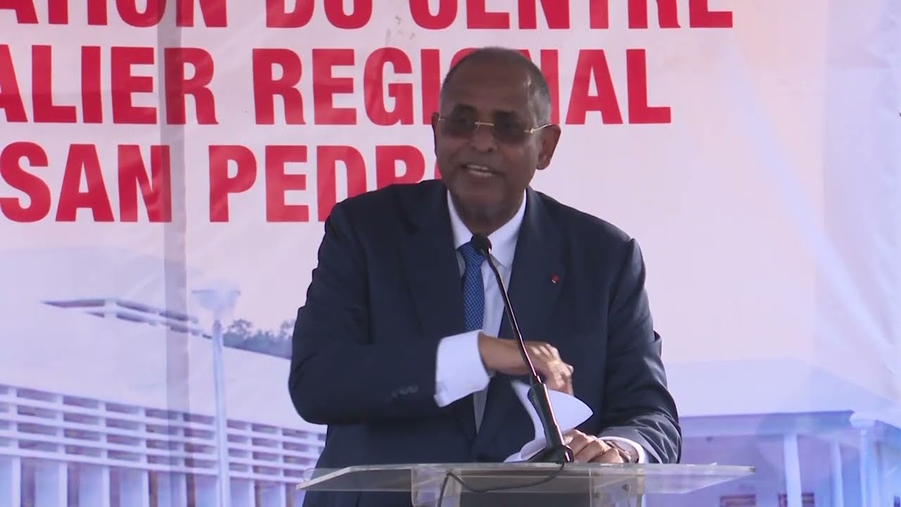 Sant&eacute; : le Premier Ministre inaugure le nouveau CHR de San Pedro
