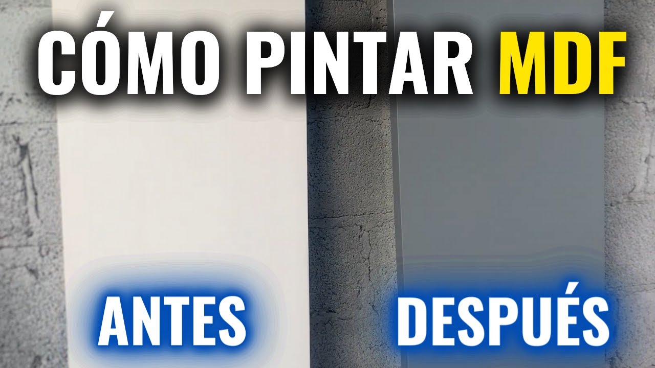 Cómo Pintar MDF con Un Excelente Acabado ¡La Forma mas Rápida y Fácil!