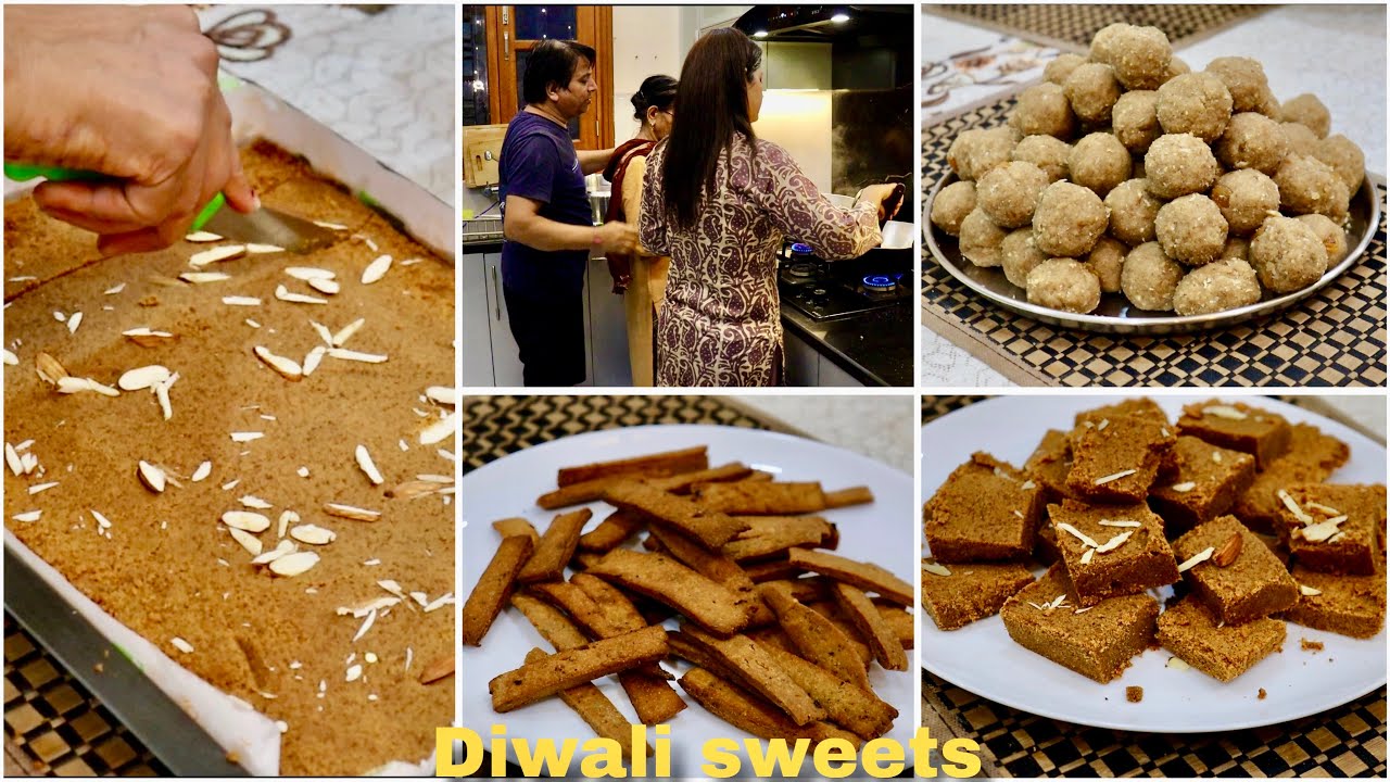 Easy diwali sweets and namkeen | chalo kuch meetha banate hai 😊