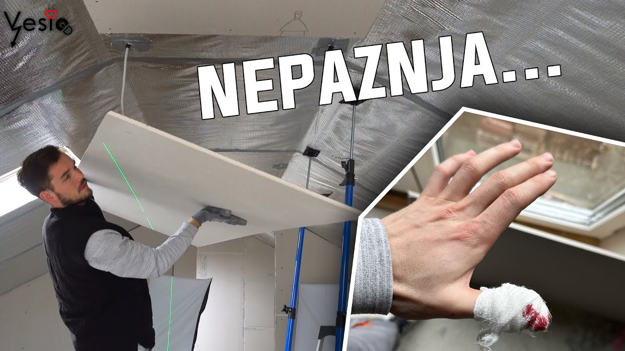 Povredio sam se tokom ugradnje gipsanih ploca Epizoda 7