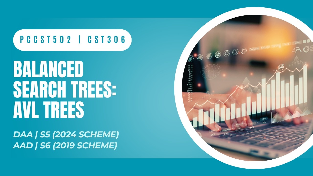 BST, Self Balancing Tree: AVL Trees | CST306 | AAD MODULE 2 | KTU | Anna Thomas