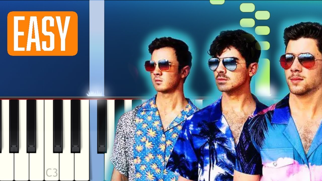 Jonas Brothers - Cool (100% EASY PIANO TUTORIAL)