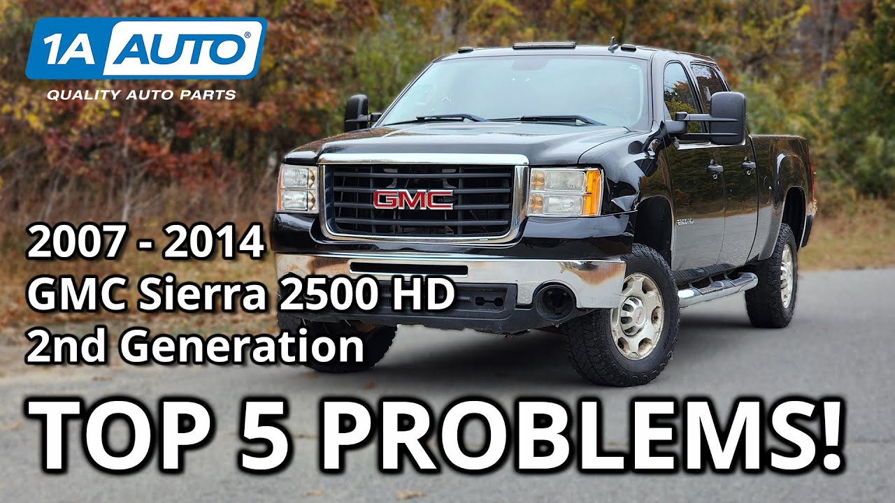 5 самых распространенных проблем пикапа GMC Sierra 2500 HD 2007-2014 годов выпуска, 2-го поколения.