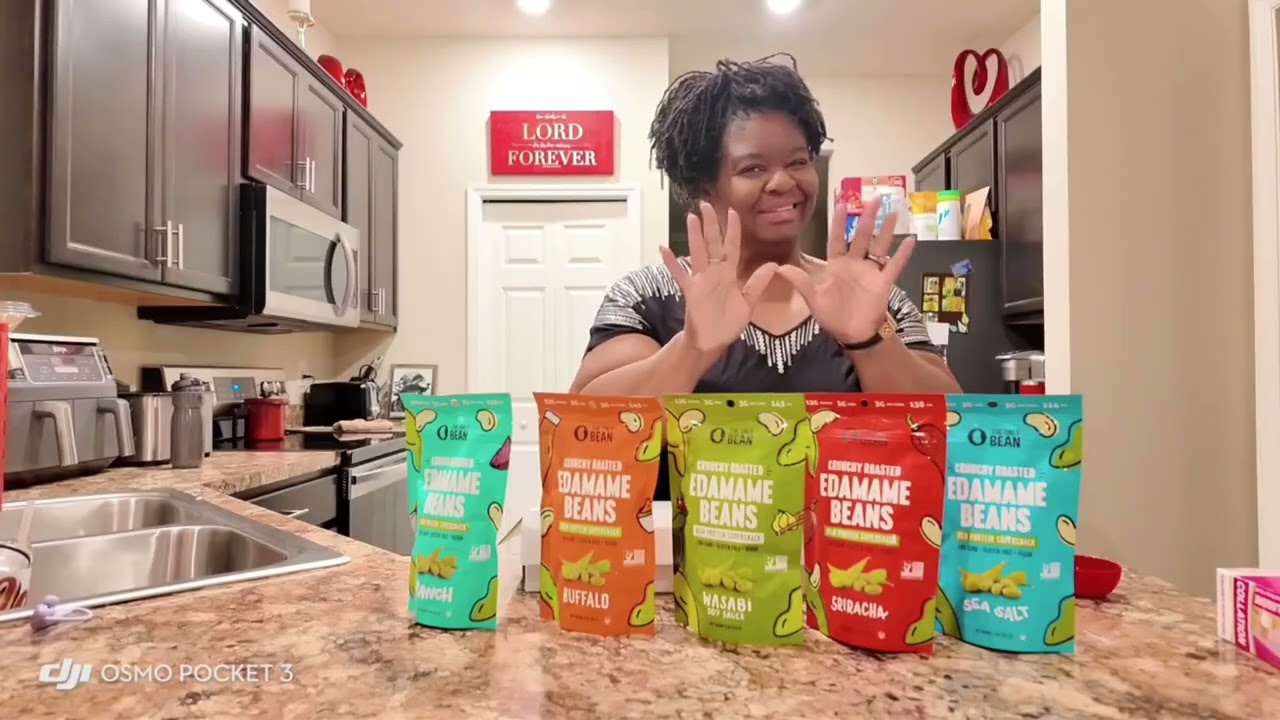 Trying Edamame for the First Time 🌱 | High-Protein High-Fiber Snack for My Healthy Lifestyle Journey