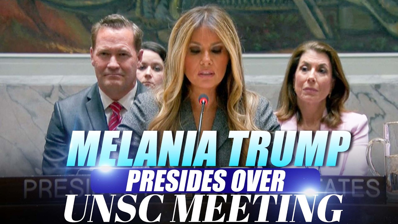 U.S. first lady Melania Trump presides over United Nations Security Council meeting