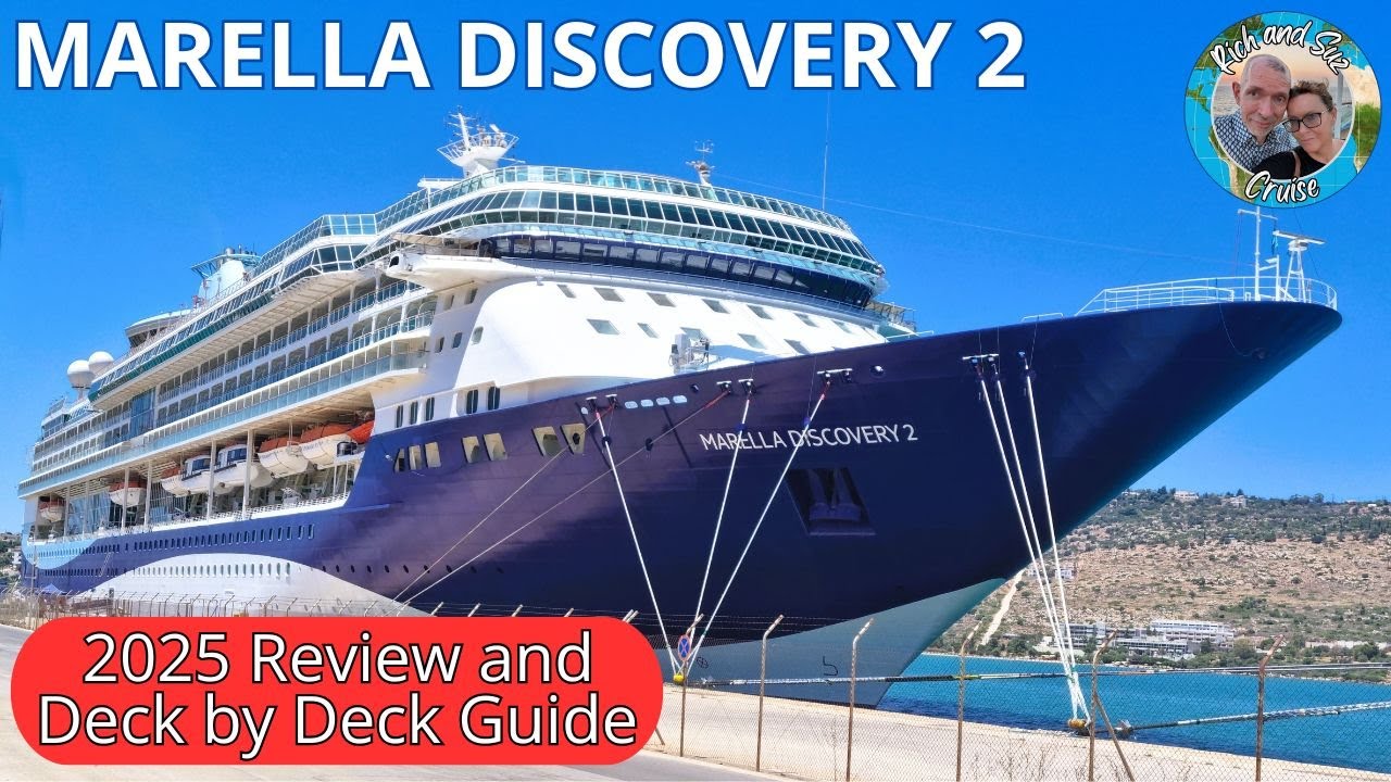 Обзор и обзорная экскурсия по Marella Discovery 2 за 2025 год. Рестораны, напитки, развлечения.