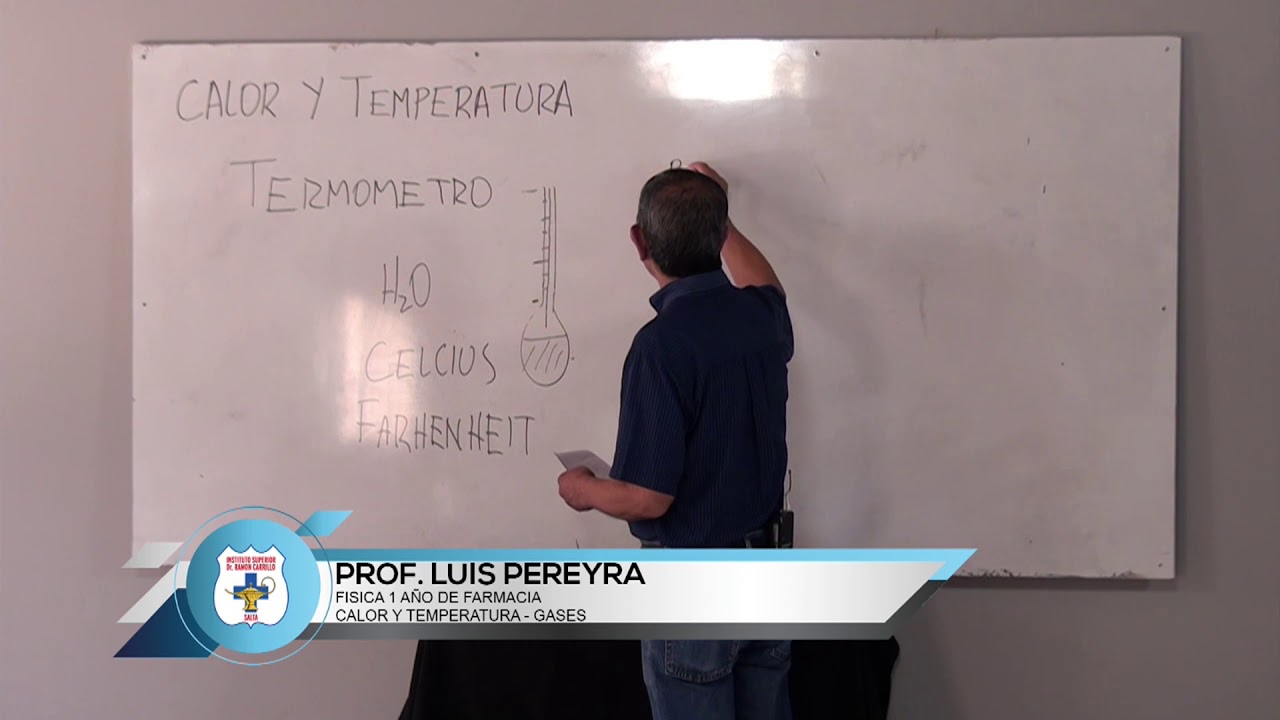 PROF  LUIS PEREYRA   FISICA 1 AÑO DE FARMACIA   CALOR Y TEMPERATURA   GASES