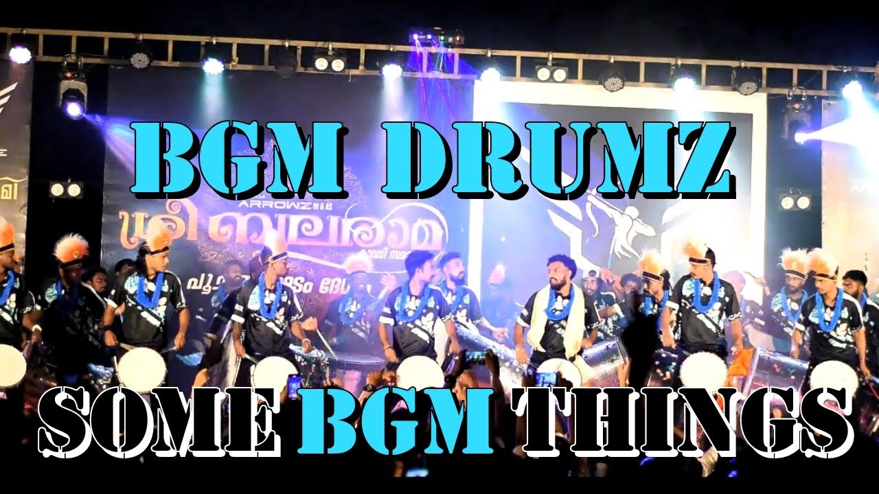 BGM DRUMZ💥🔥 || പിള്ളേർ വേറെ MOOD🔥 || STAGE SHOW 🎶💥 || THIRUVALLAKAV MAHANAVAMI || POOCHINIPADAM💥