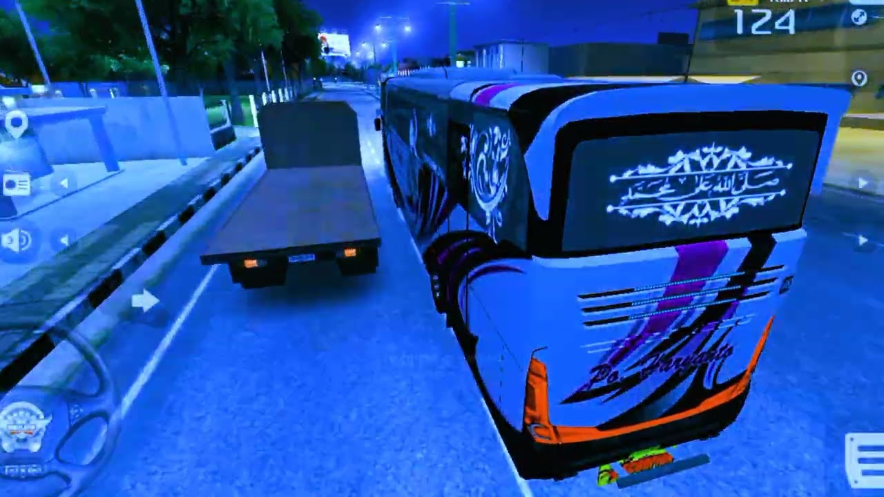 Mercedes Benz AC Bus VS Ordinary Truck Parallel Race - Bus Simulator Indonesia - 1256 Episode - HD