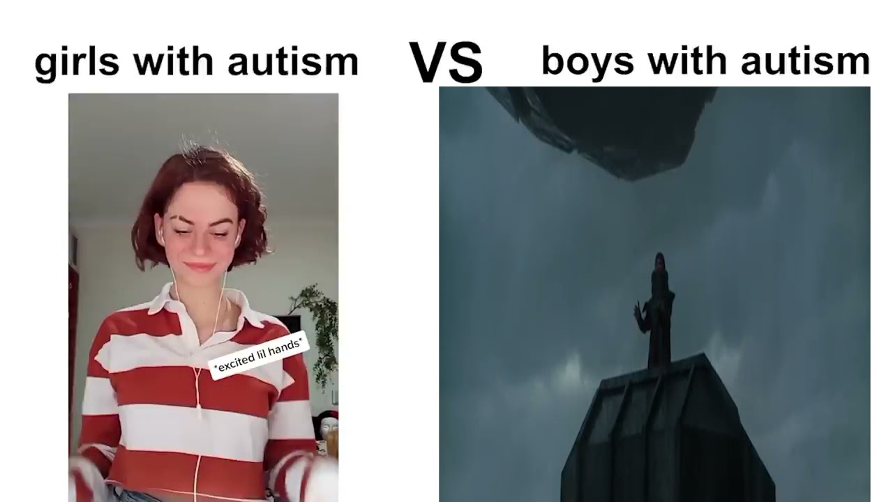 Girls With Autism vs Boys With Autism (Dune Meme)