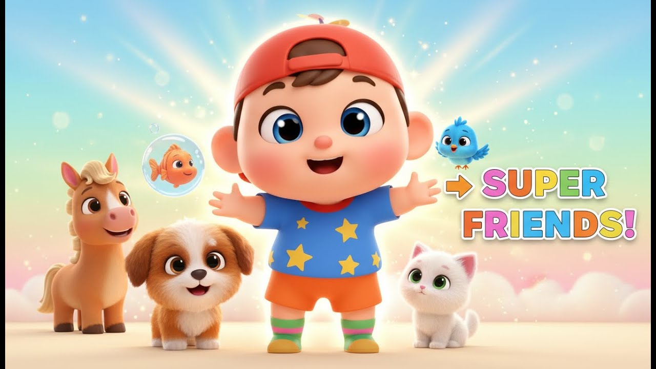 Super Animal Friends Help Milo! 🐾 | Fun Toddler Learning Song | Nursery Rhymes & Kids Songs