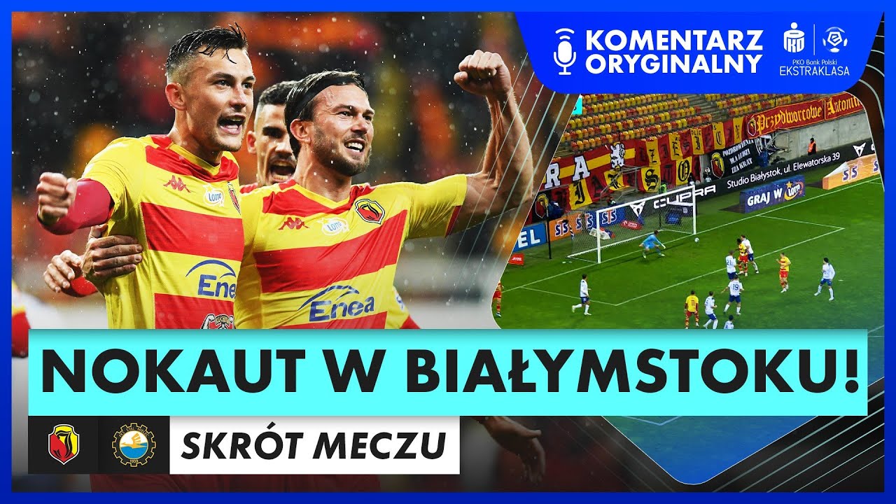 W OKIENKO Z WOLNEGO! PIĘKNE GOLE, RYWAL NA DESKACH! JAGIELLONIA - STAL, SKRÓT MECZU