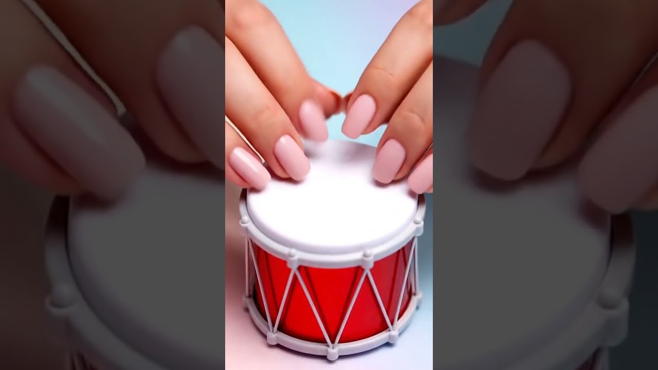 This Tiny Drum Toy Taps Way Too Perfectly…  ASMR 