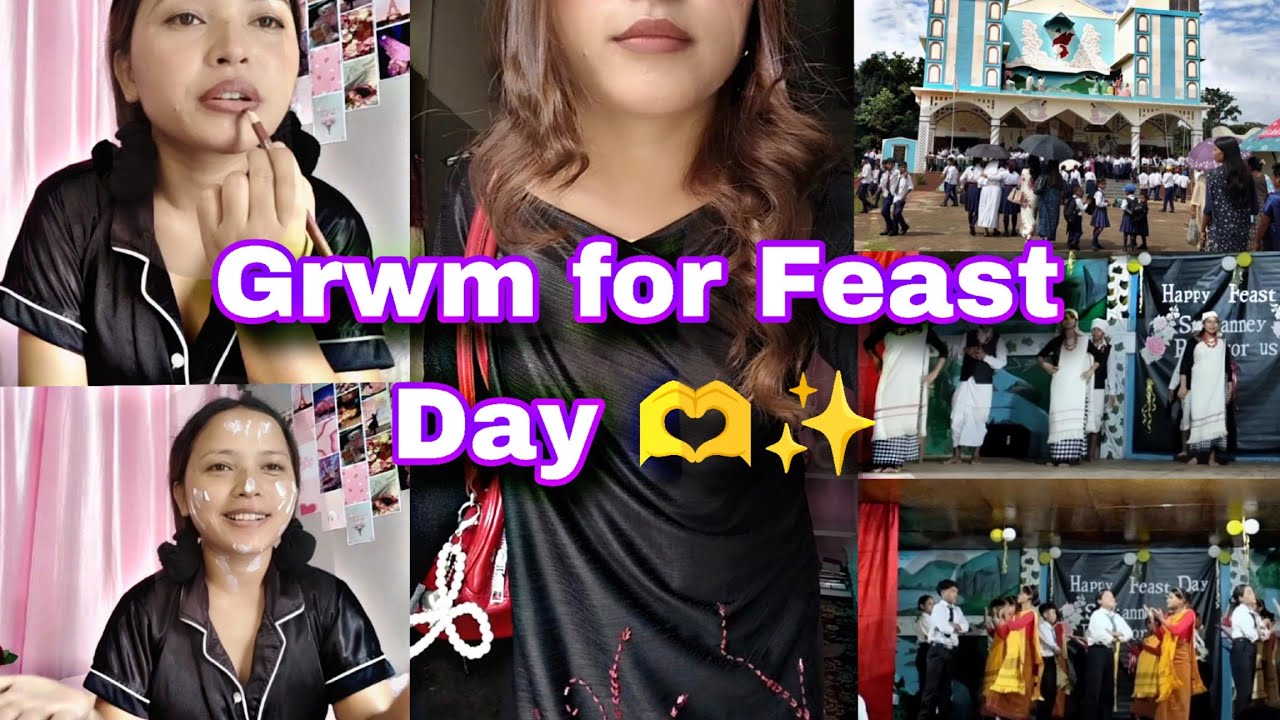 GRWM FOR FEAST DAY🥰✨|| ST.VIANNEYS UMSOHLAIT FEAST DAY CELEBRATION🥳🎉#grwm#teacher#school#celebration