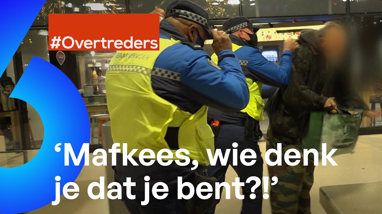 AGRESSIEVE man met LOSSE HANDJES MEPT handhaver! | Overtreders #AFL13
